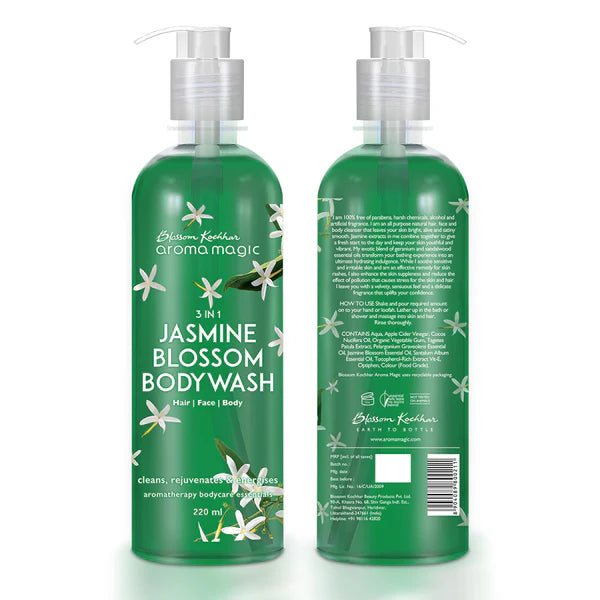 3-in-1 Jasmine Blossom Body Wash – Gentle Cleanser for Hair, Face & Body